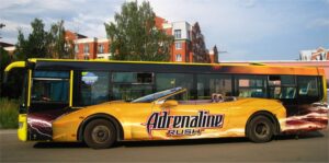 Advertising on transport